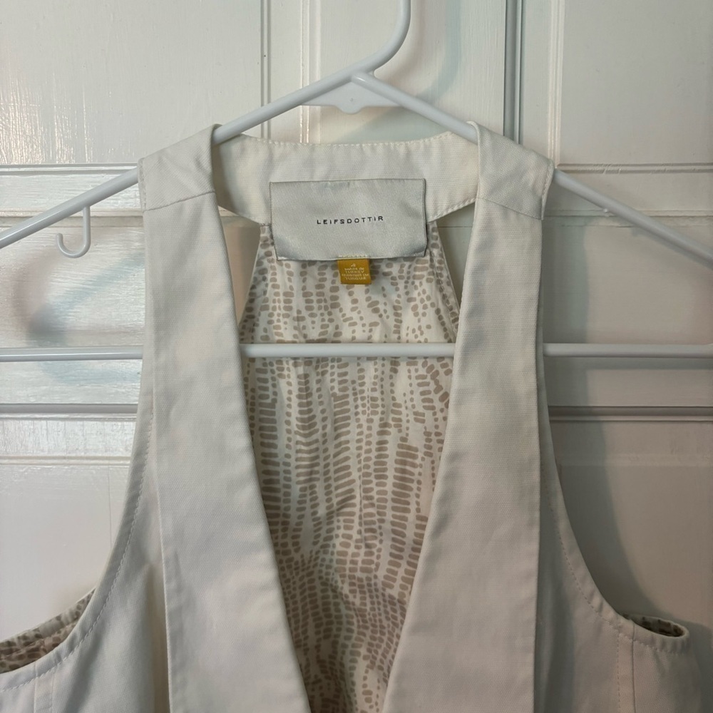 Anthropologie Leifsdottir Ivory Vest - Picture 3 of 8